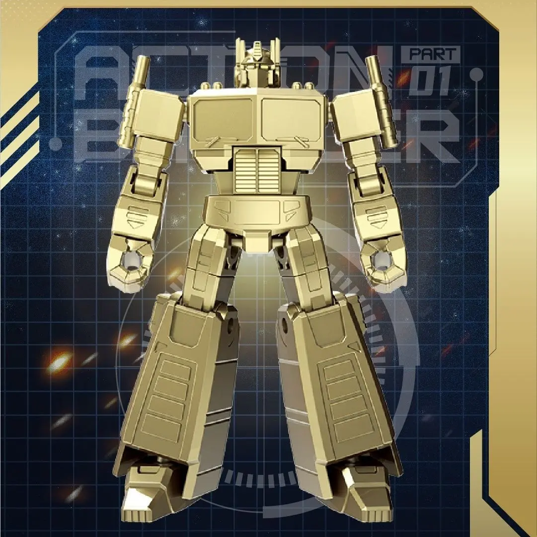 Transformers Cybertron Warrior Blok Bangunan Tulen, Optimus Prime dan Bumblebee, Mainan Kotak Buta Musuh Diraja, Megatron, Baharu untuk 2024