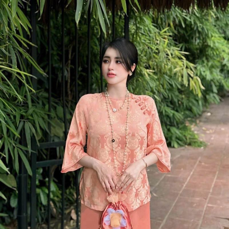 Bộ đồ đi chùa , đồ lam pháp phục đi lễ tằm thọ nhiều màu 8