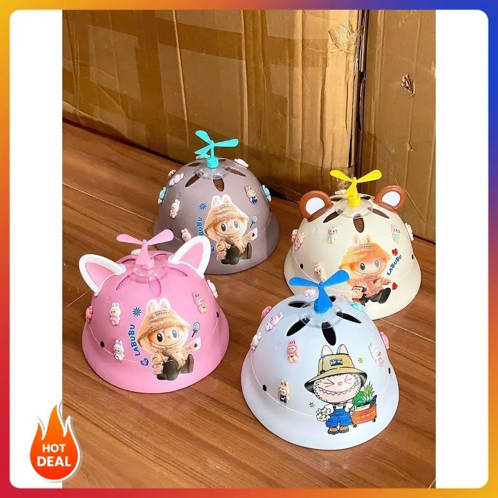 MŨ BẢO HIỂM LABUBU - NÓN BẢO HIỂM LABUBU HOT (4-8 tuổi) Phụ Kiện