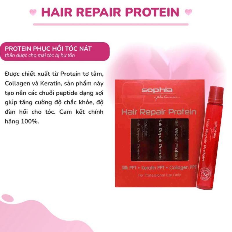 Protein sophia dưỡng tóc 10 ống