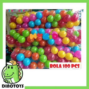 DINOTOYS - Bola Plastik Mandi Bola Isi 100,50 dan 25 Pcs Kami Menyediakan Kolam Renang Anak Pelampung Bayi Cocok Untuk Batita Dan Balita