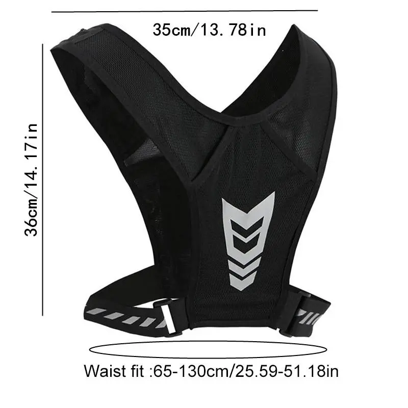Sports Vest Phone Bag, Beathable Portable Reflective Running Vest Storage Bag, Hiking Chest Bag Vest for Water Bottles Sports Accessories, Girly Gym Bag, Gym Bag 1