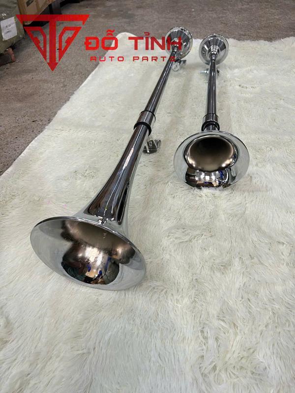  Cặp còi hơi xe tải 1m+70. Kèn hơi âm thanh khủng cho xe có bình hơi. 