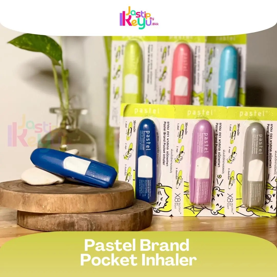 Pastel Brand Inhaler Pocket | Inhaler Untuk Melegakan Hidung Yang Tersumbat