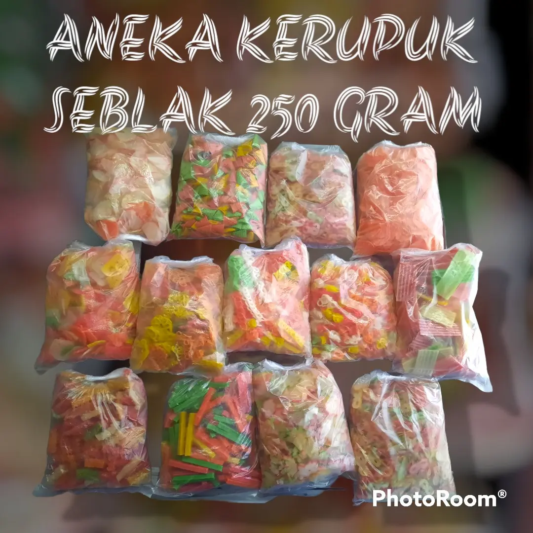KERUPUK SEBLAK CAMPUR MENTAH 250 GRAM/LIBAN FOOD
