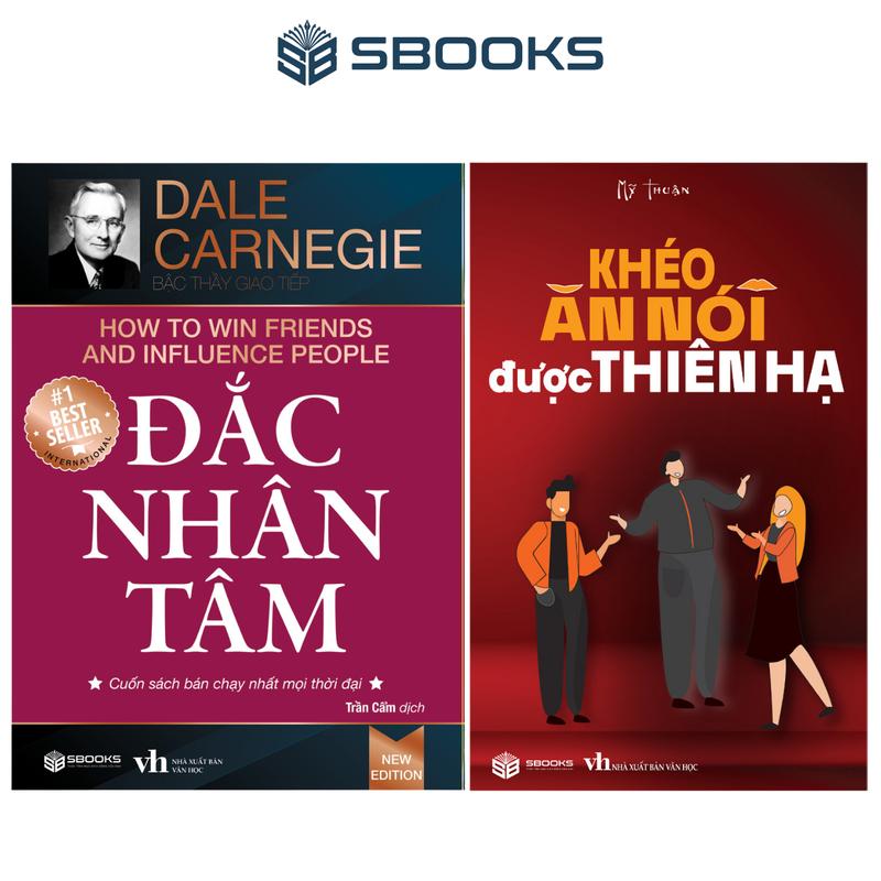 Sách Combo 2 Cuốn : Đắc Nhân Tâm + Khéo Ăn Nói Được Thiên Hạ - SBOOKS