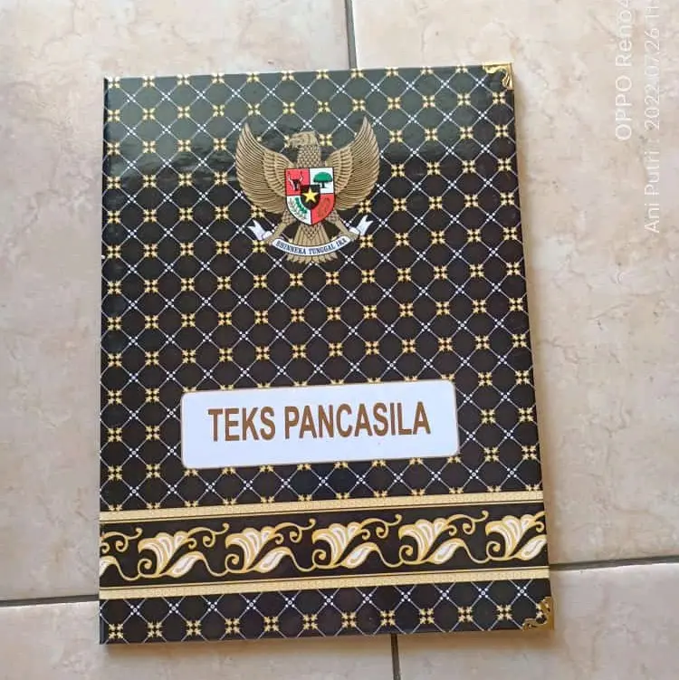 Map Upacara Batik Hitam isi 5. map murah ready stock 3