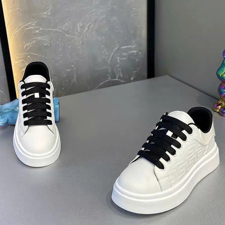 Giày Nam Màu Trắng - Giày Sneaker Kiểu Dáng Trẻ Trung LDW-303, Mẫu Mới Hot Trend 2025 Shoes Cao Su Đế Bằng không có khỏe mạnh 5