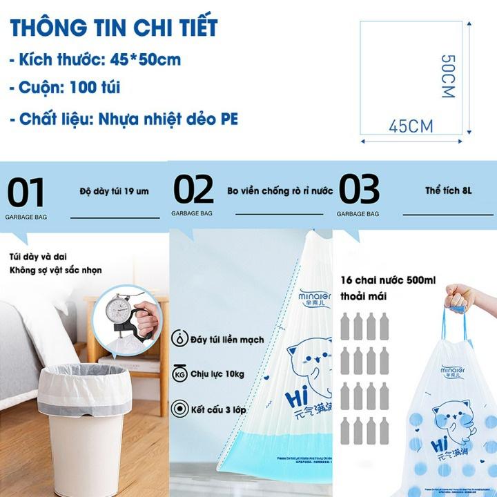 Túi Đựng Rác Có Dây Kéo Loại Siêu Dày Dai Chắc Chắn, Túi Đựng Rác 1