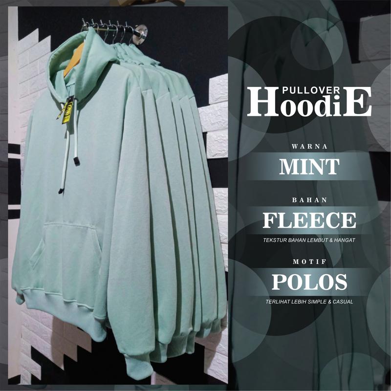 Product Introduction of Anvee Sweater Hoodie Polos Pria Wanita Mint 22