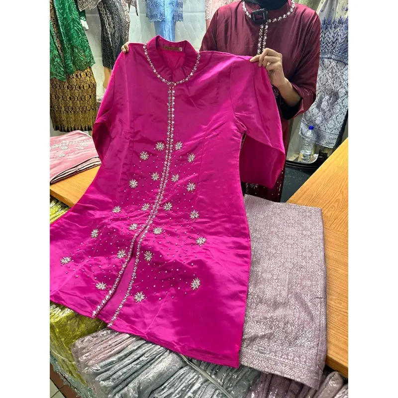 REAL PICT KEBAYA BAJU KURUNG BRIDAL PAYET (COCOK UNTUK SERAGAM PESTA) Kondangan Songket Atasan Wanita REAL PICT KEBAYA BAJU KURUNG BRIDAL PAYET (COCOK UNTUK SERAGAM PESTA) Kondangan Songket Atasan Wanita