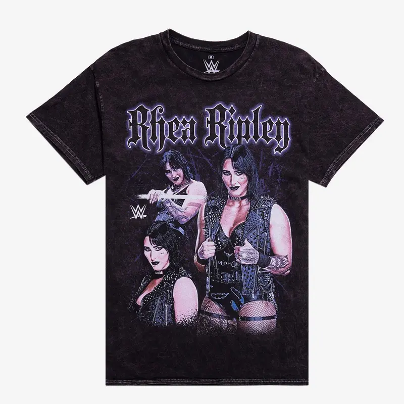 WWE Rhea Ripley Photo Collage Graphic T-Shirt, Gift for Women and Men 0