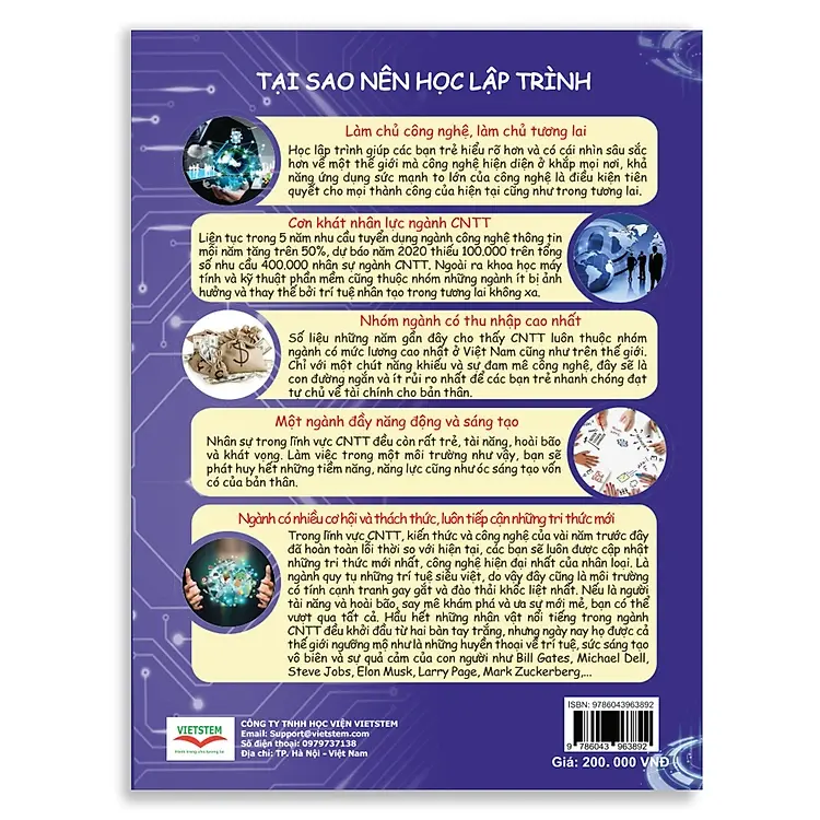 [Vietstem] Sách Coding 6 lập trình với Scratch 3 (Dành cho học sinh lớp 6) 1