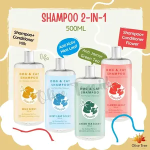 Zoologe Shampoo Conditioner Anti Jamur Anti Kutu Sampo kucing anjing