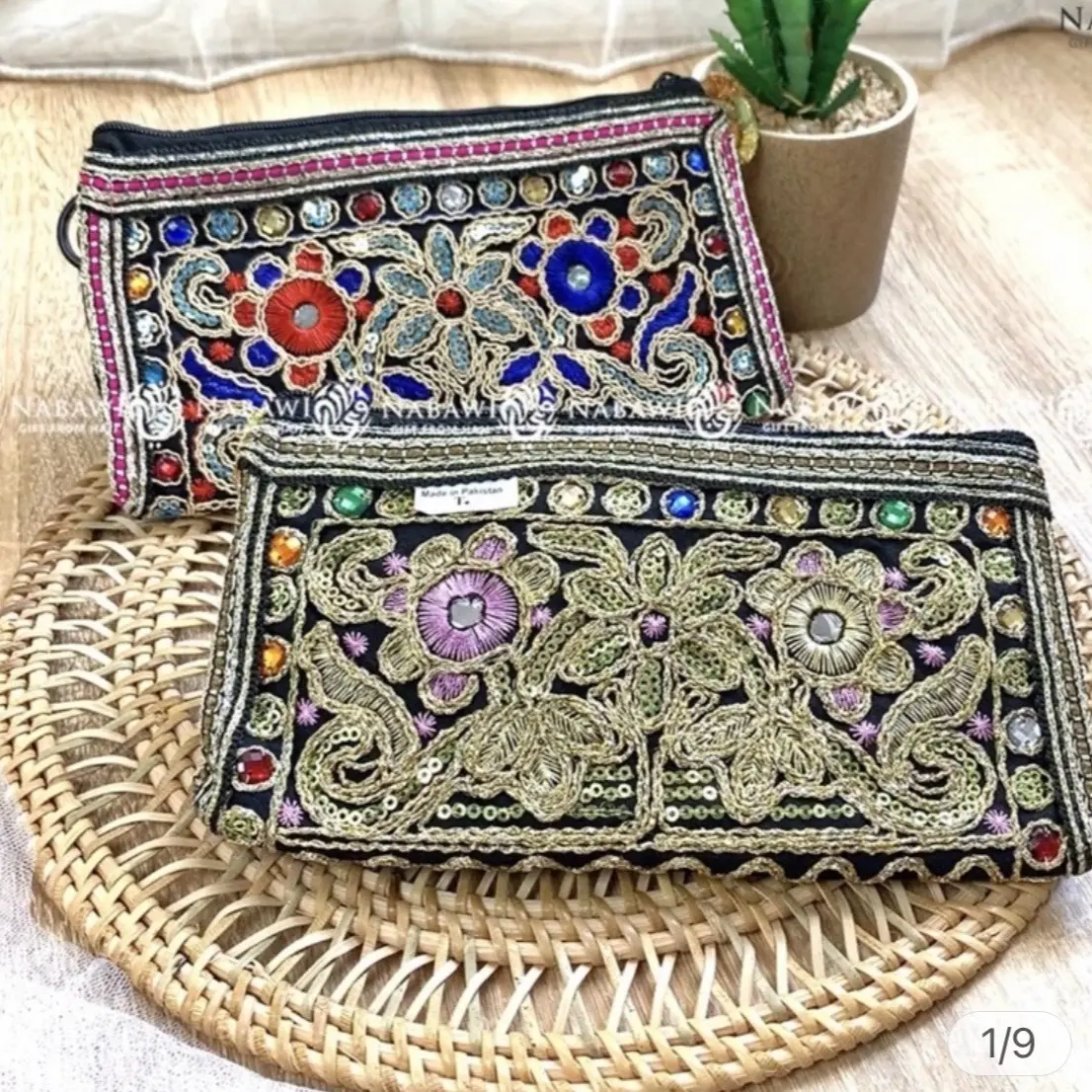 Dompet Jasmine Pakistan ukuran 22x11cm