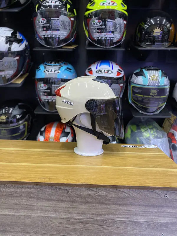 Mũ 1/2 đi phố ANDA  { Kiểu Dáng Giống YEMA } - Có Nút Tăng Chỉnh Size ( Free size 54cm _ 60cm ) - Tặng 13Tem KYT -  Helmet Nón Bảo Hiểm 6