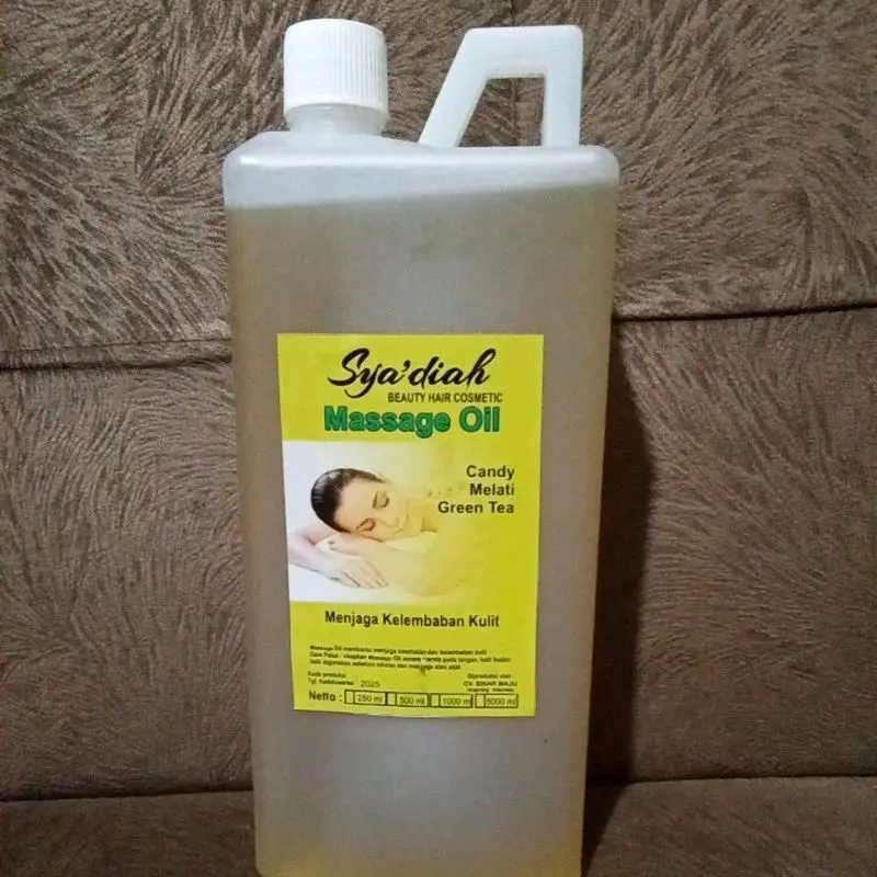 minyak urut massage oil 1000ml 1L .aroma melati. minyak zaitun 1000ml.olive oil 1000ml