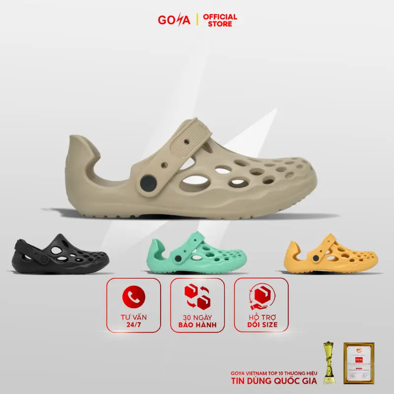 Giày Sandal Thể Thao Chạy Bộ Goya Heimer Năm 2025 - Chất Liệu Eva Foam, Thiết Kế Lỗ Tròn Hình Elip, Kháng Khuẩn, Chống Mùi Hôi Và Chống Thấm Nước Phù Hợp Cho Nam Nữ Đi Bộ, Tập Thể Dục