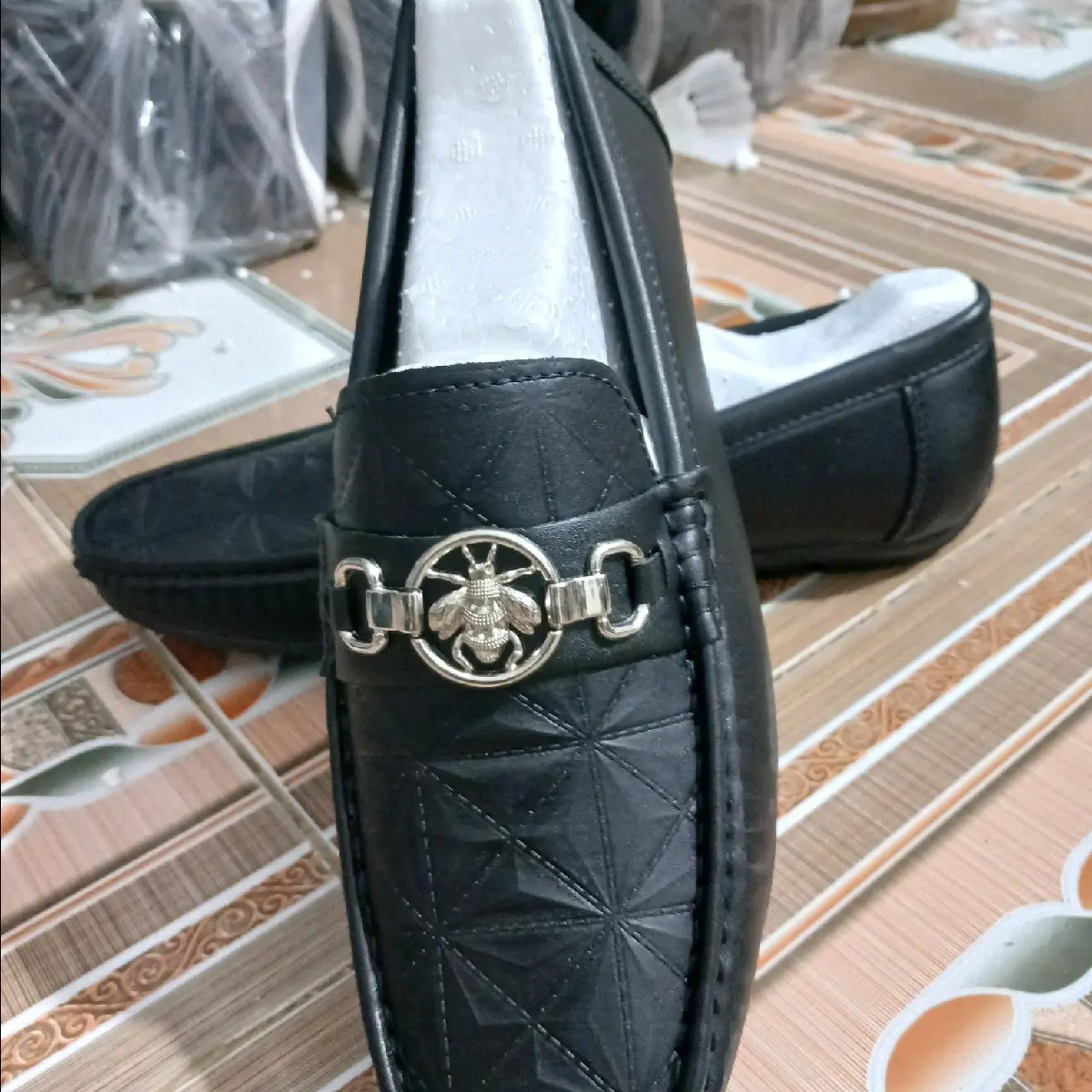 [ XẢ HÀNG ] Giày mọi nam, da đẹp đế bệt đã khâu chỉ chuyên dụng siêu bền