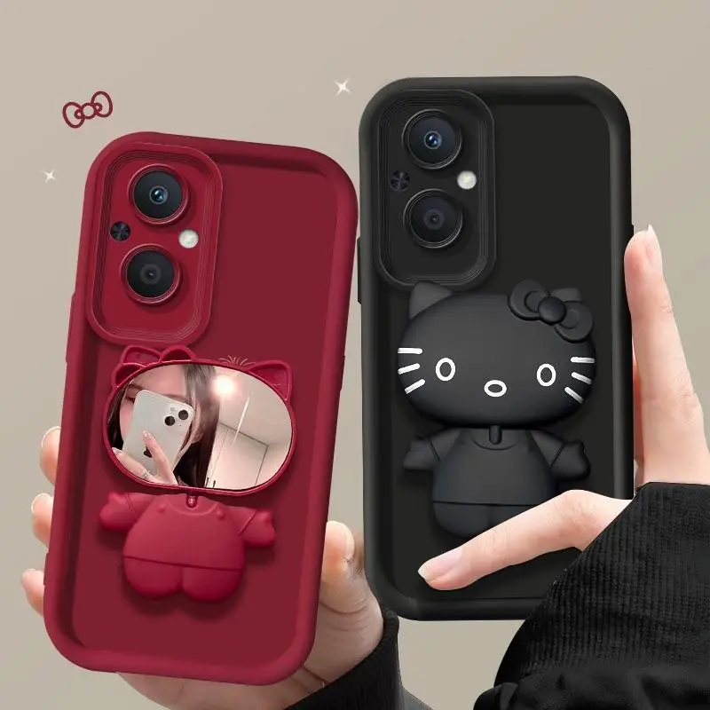 Ốp Điện Thoại, Ốp Lưng OPPO Reno8Z 5G Kitty Xoay Chân Đế, JTZJ
