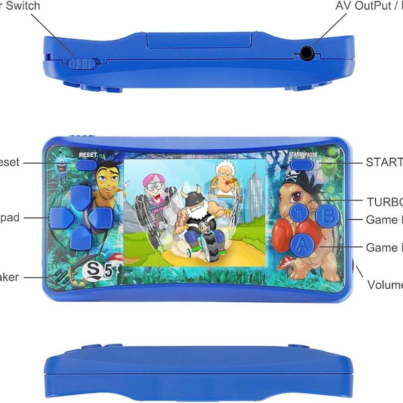 Máy Chơi Game Cầm Tay Cầm Tay Với 220 Trò Chơi Cổ Điển Cổ Điển (Ngẫu Nhiên Màu Sắc), Vui Lòng Không Mua Nếu Lo ngại 1