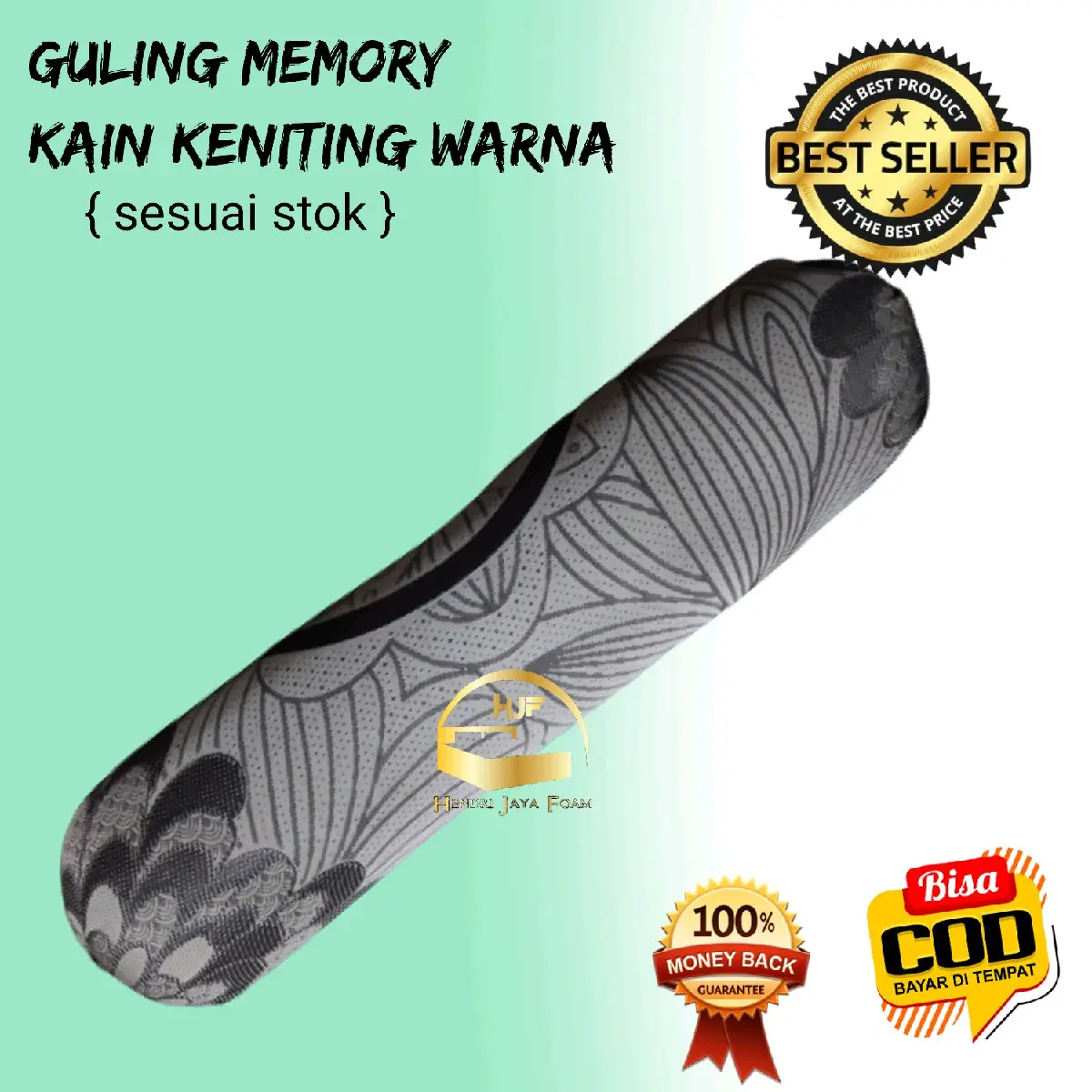 guling tidur memory foam bahan keniting tipis sesuai stok yang ada
