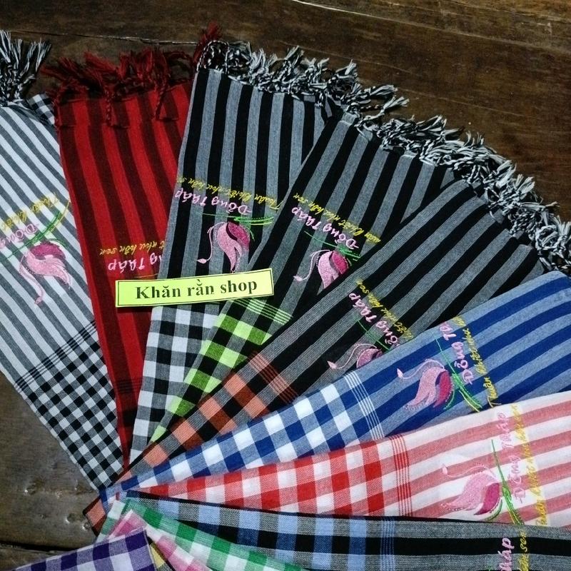 Khăn rằn nam bộ (KHĂN THÊU ĐT) 60x165cm