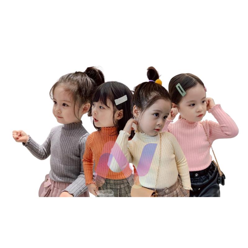 Product Introduction of ATASAN BAJU RAJUT ANAK PEREMPUAN GAYA KOREA 1-9Th TERLARIS KOREA kids Fashion 17
