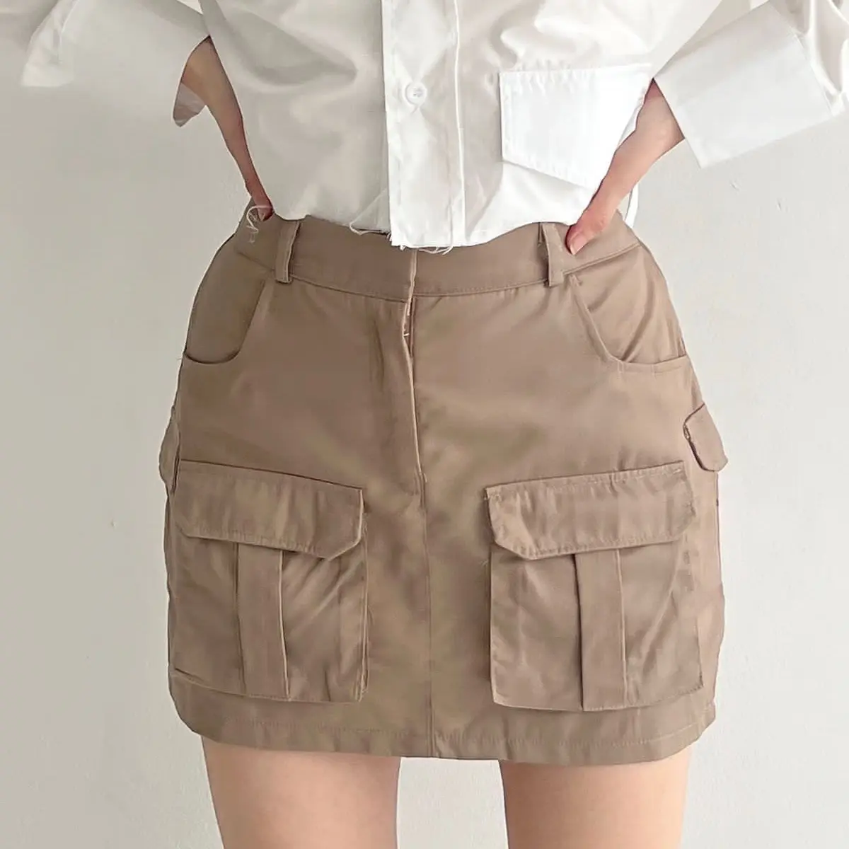 [ AUBREE ] Como Mini Skort / Celana Rok Wanita Mini Shorts Waist