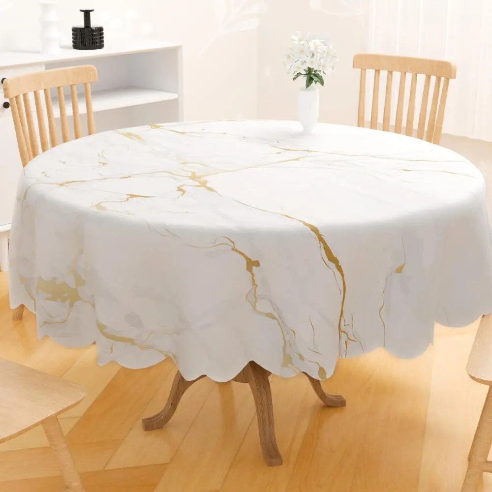 Marble Pattern Tablecloth, Rectangular Tablecloth, Table Decoration Supplies for Home Kitchen Dining Room, Vanity Decor Accessories