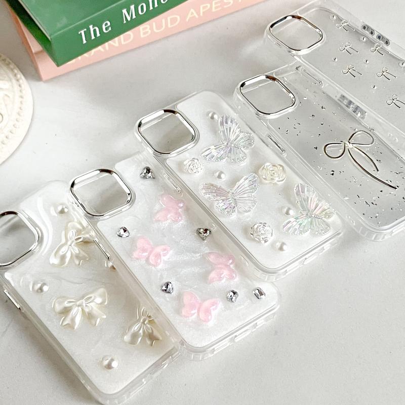 【SatSet.ind】LUX Plating Transparan Tekstur 3D Pita Ribbon Butterfly ...