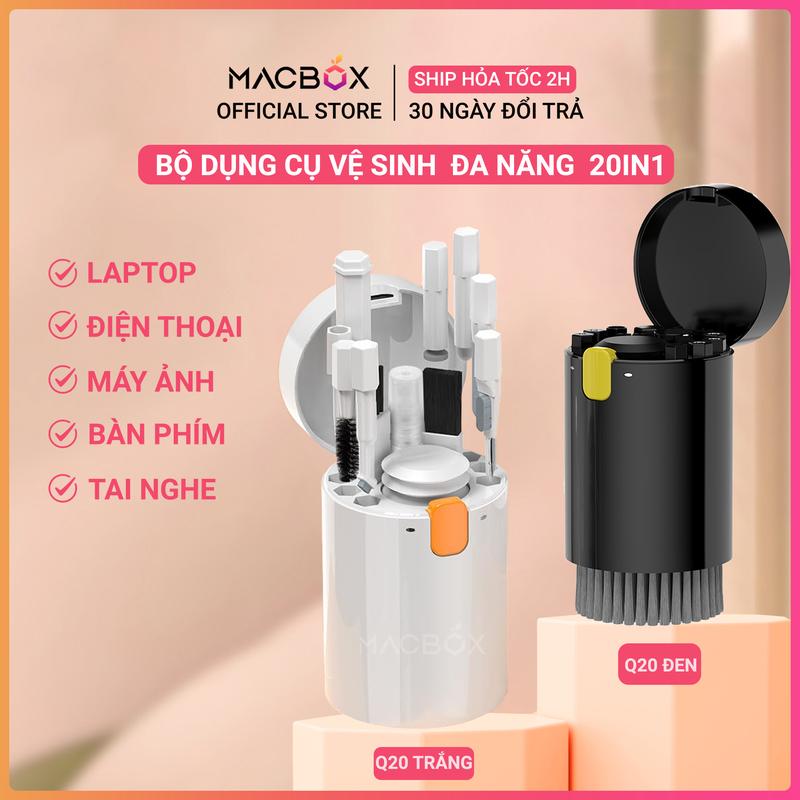 Bộ Dụng Cụ Vệ Sinh Laptop - Máy tính - Bàn Phím - Tai Nghe Airpod Đa Năng 20 in 1 Siêu Nhỏ Gọn Macbox