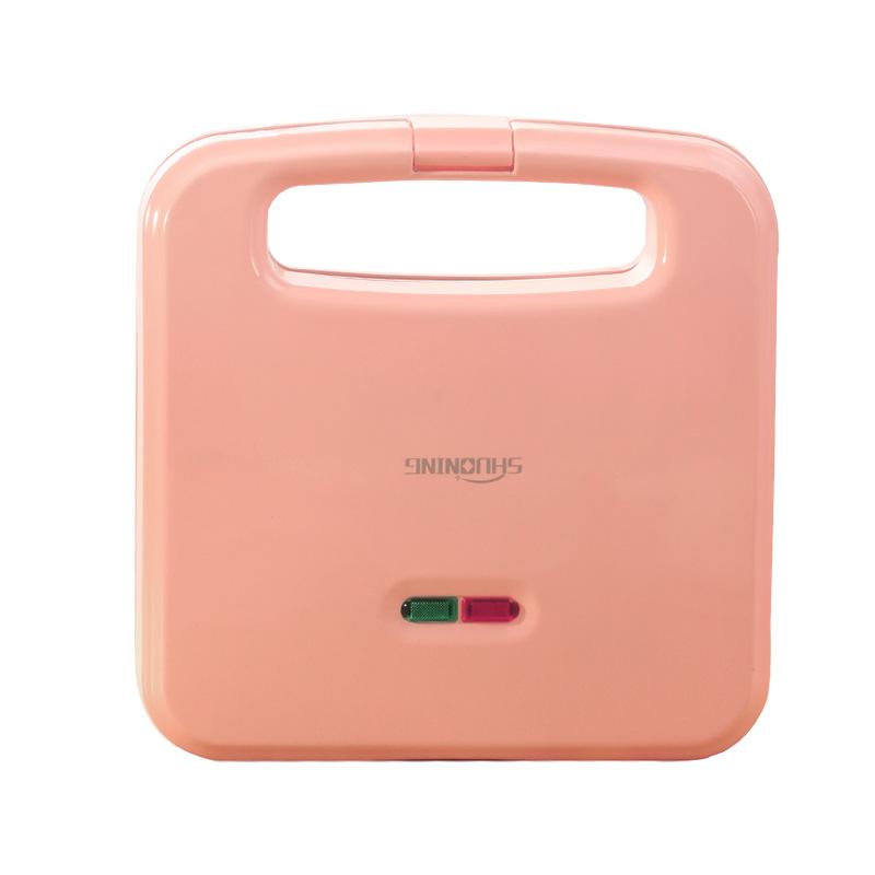 Cross-Border New Mini Automatic Toaster Multi-Functional Double Side Heating Household Sandwich Breakfast Machine Multi-Purpose 4