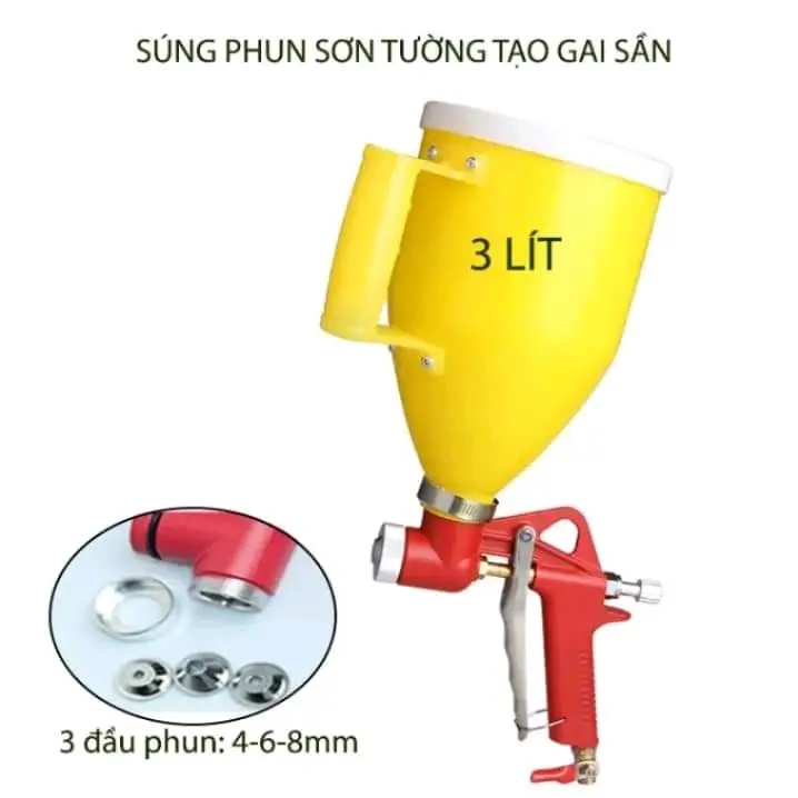 phễu phun sơn đá , phun sơn sần 0