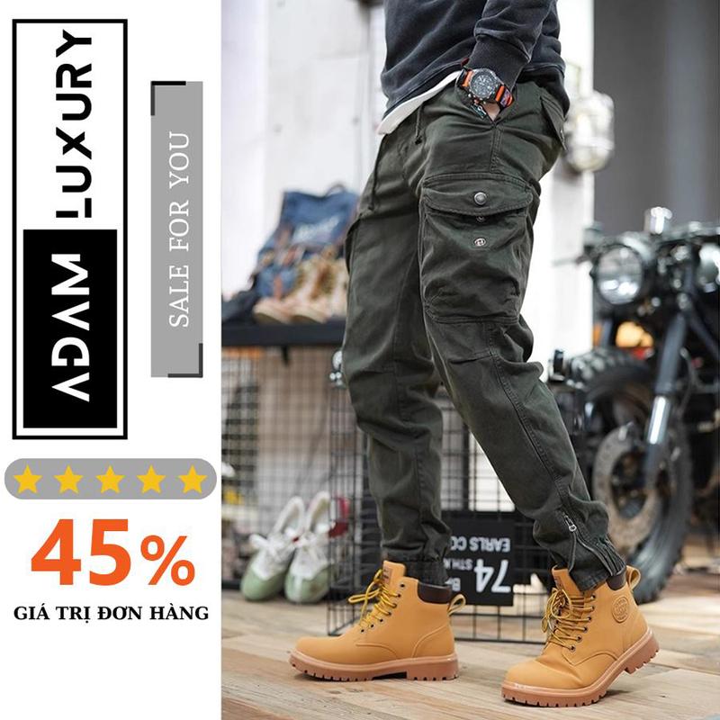 Quần Jogger Kaki 6 Túi Nam Nữ Thiết Kế Trẻ Trung, Năng Động, Thoáng Mát [JG 6 TÚI] Cotton Sport