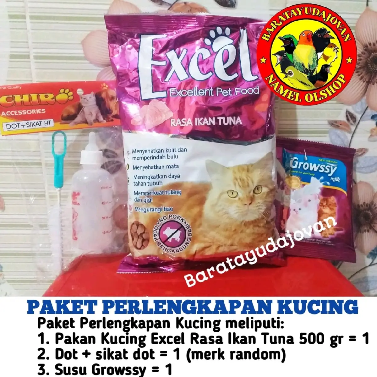 PAKET PERLENGKAPAN KUCING