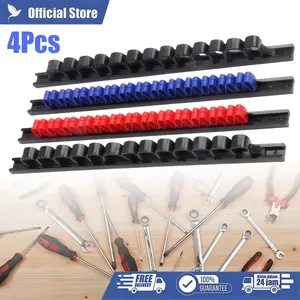 4pcs Rak Obeng Dinding Serbaguna Gantung Tempat Alat Tang Obeng Untuk Bengkel