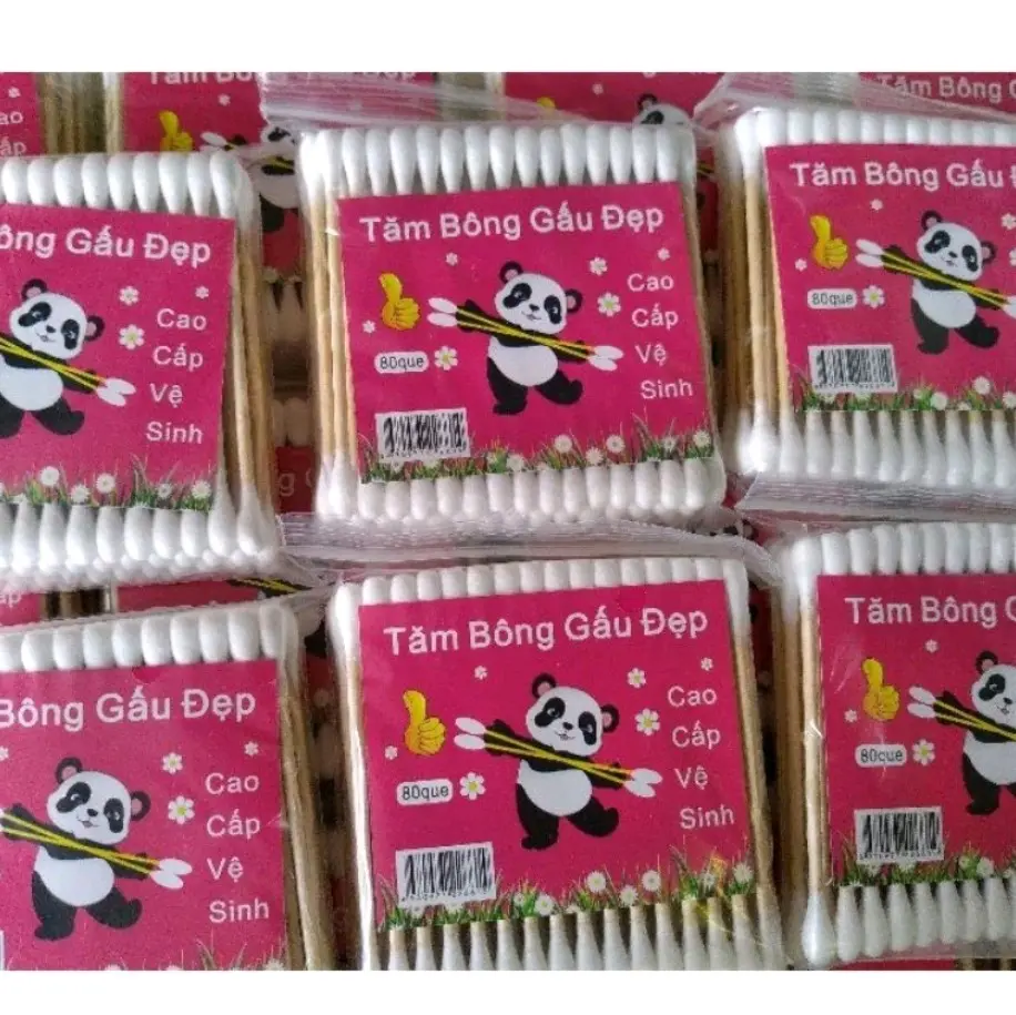 Combo 12 gói ( 1200 chiếc) Tăm bông ngoáy tai đã TIỆT TRÙNG.