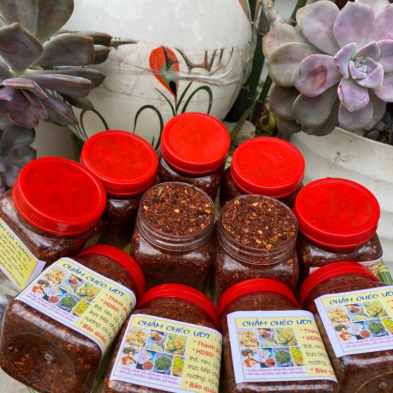 COMBO 3 LỌ CHẨM CHÉO Thuý Hà Giang (tặng kèm 20 hạt dổi nếp)