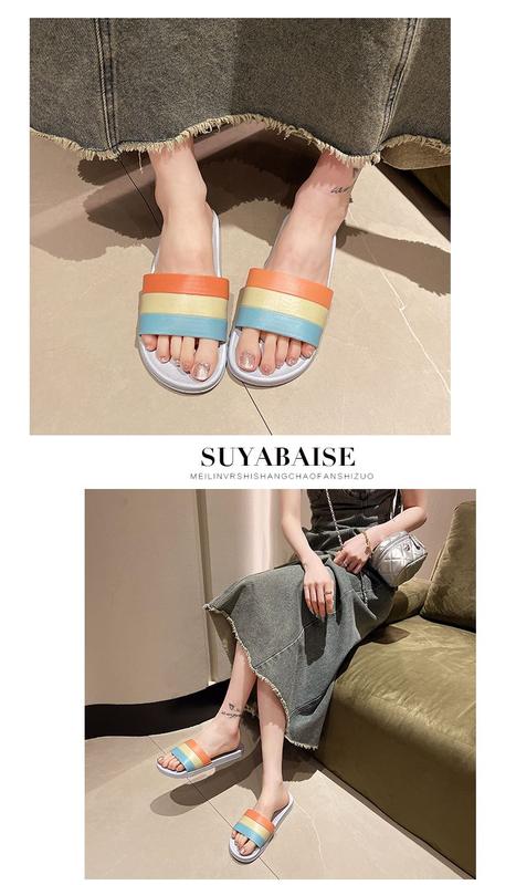 Product Introduction of Slippers Men's and Women's Summer Wear Indoor and Outdoor Non-Slip Thick Bottom Soft Bottom Bath Bathroom Slippers 10