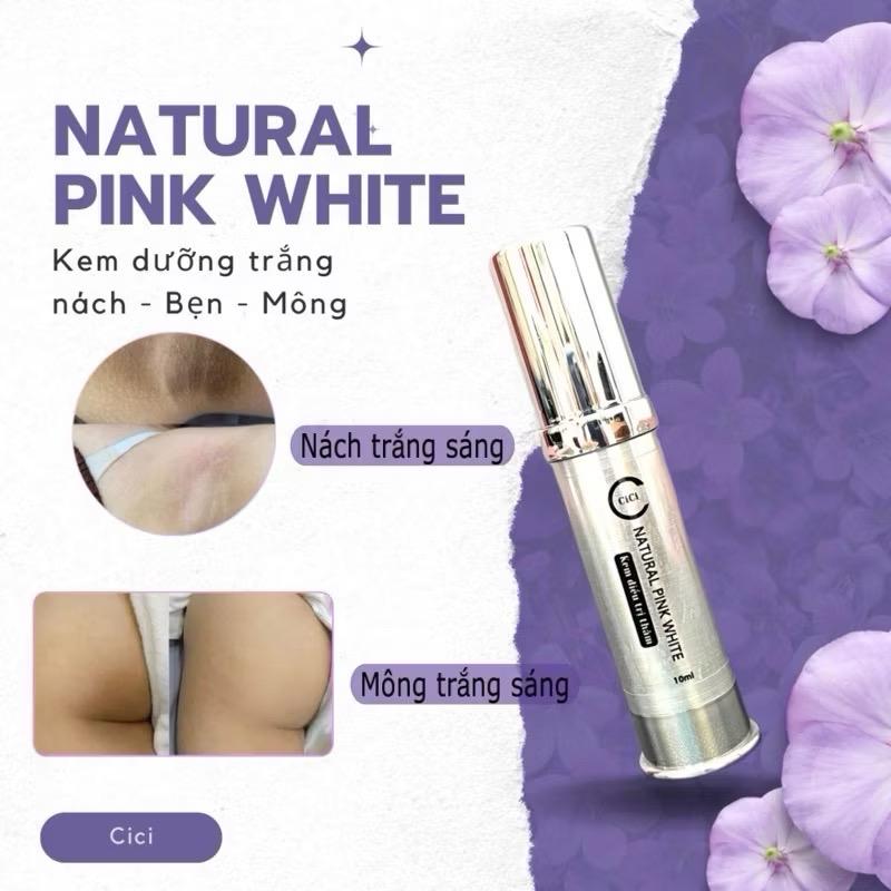 ￼SỈ 5 LỌ KEM NATURAL PINK WHITE DƯỠNG TRẮNG NÁCH BẸN MÔNG 2