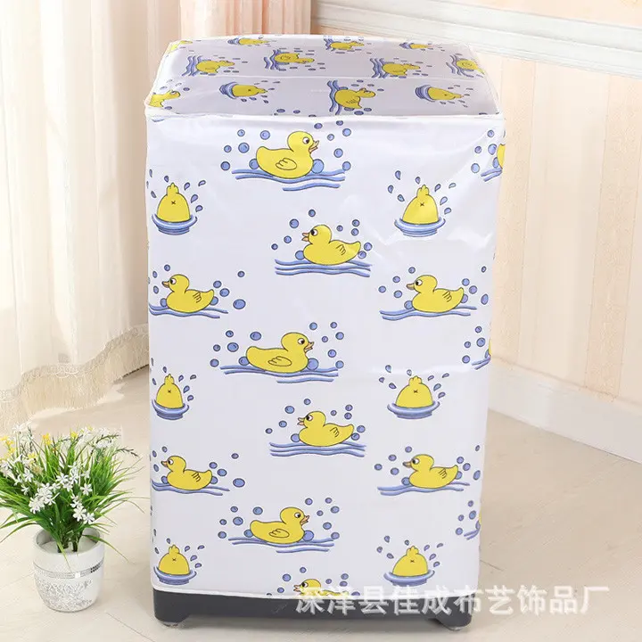 [HCM]Áo Trùm Máy Giặt Cửa Trên  7 - 8kg vải dù 2 lớp chống bụi chống nước (Màu ngẫu nhiên)