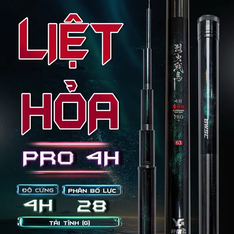 CẦN CÂU YG LIỆT HOẢ 4H RÔ CHÉP 1