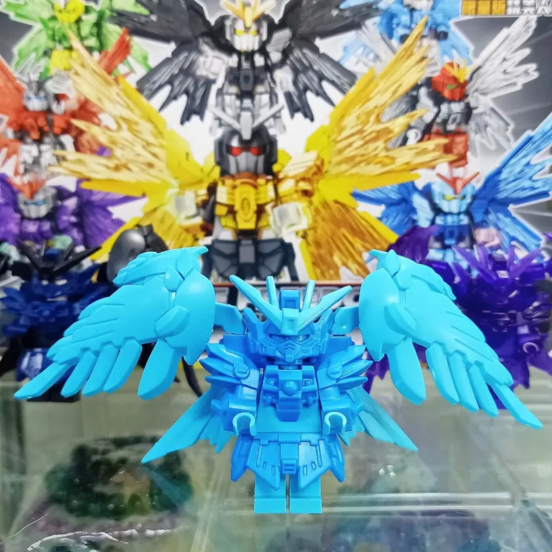 Mô hình mini gundam Túi mù Wing Mecha Warrior Lắp ghép Người máy DIY Đồ chơi Quà tặng cho bé 5