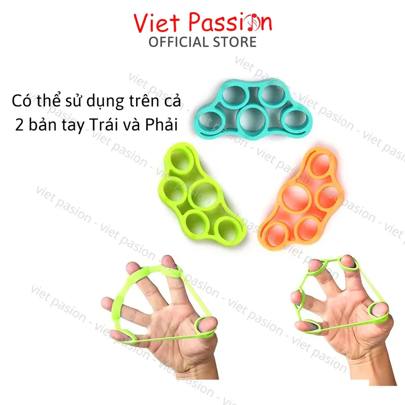 Dụng cụ giãn ngón tay guitar chơi đàn piano luyện cơ ngón tay bàn tay Viet Passion HCM 6
