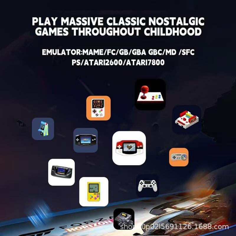 [cod]Cross-Border Game Machine X2Pro Family 3D Game Machine 2.4G Wireless Retro HDMI TV PSP Game Machine 3
