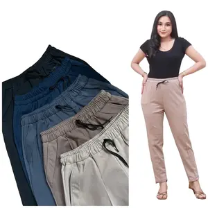LK ~ Celana Baggy Pants Jumbo 40-120 kg Bahan Paraguay Premium Wanita Model Korea Trendy Size 30-40 Bahan Tebal Halus Melar Nyaman untuk Kerja Olahraga & Santai Cocok untuk Berat Badan 40-120 kg