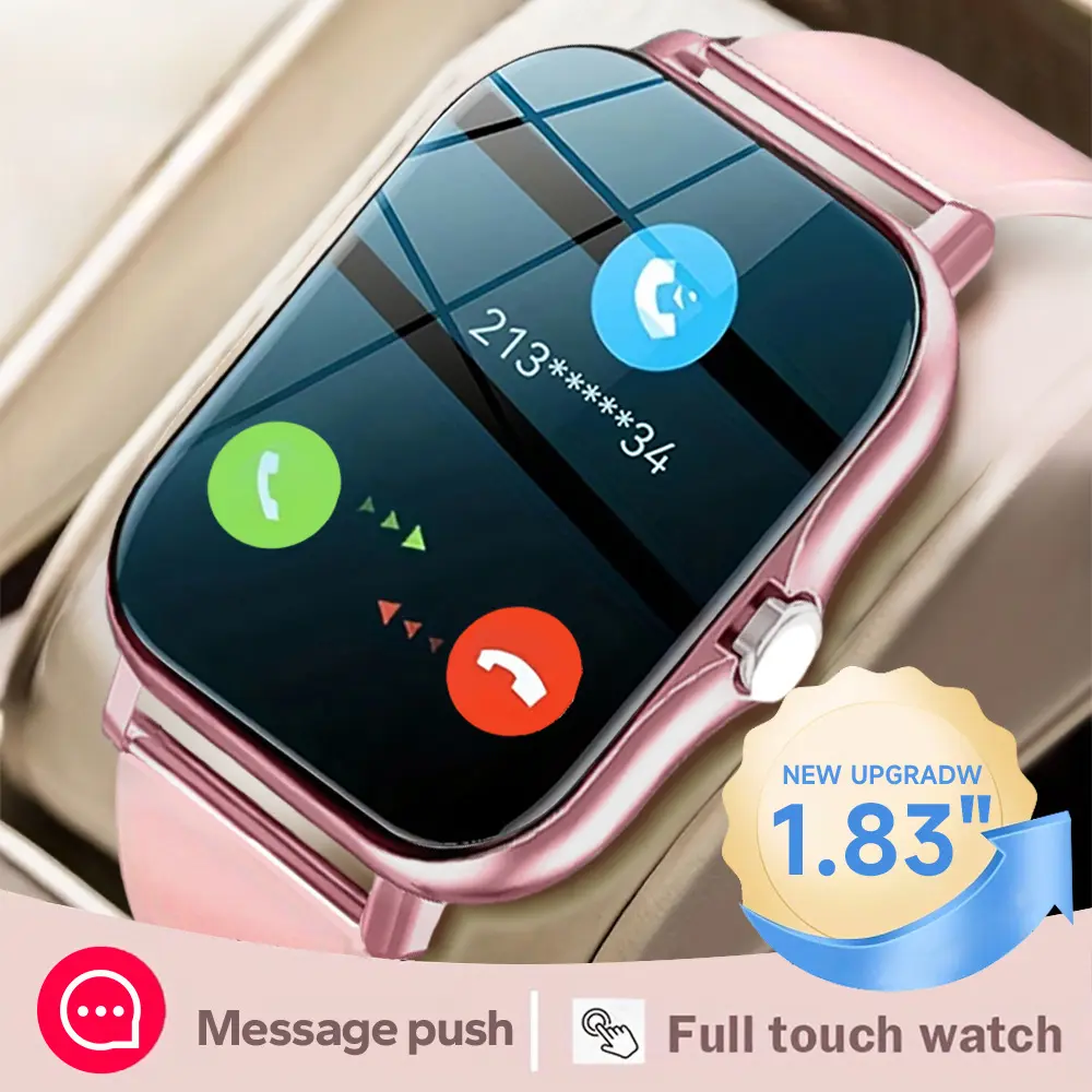 Jam Tangan Panggilan Pintar, Y13 Popular, Asal, dengan Pedometer, Pemantauan Kadar Jantung dan Tekanan Darah, Pelbagai fungsi untuk Sukan Luar, Skrin Sentuh Skrin Penuh, Sesuai untuk iOS dan Android, Jam Tangan smart  watch Demon Slayer Smartwatch Cartoon