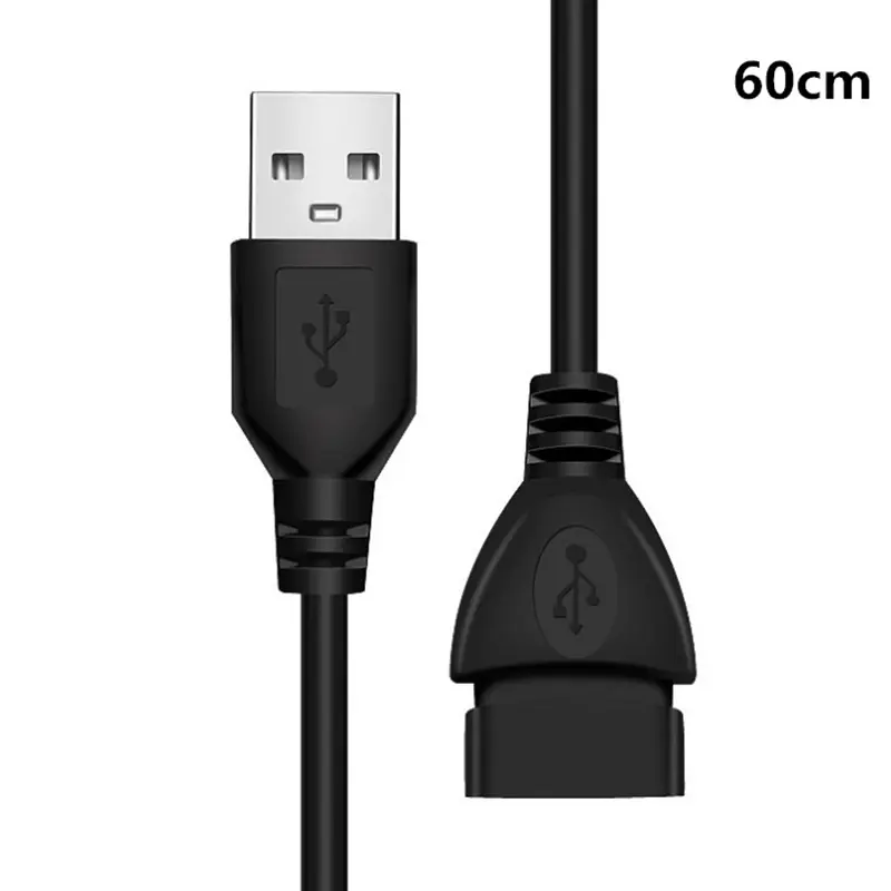 Cáp mở rộng cáp USB 2.0, Dây truyền dữ liệu có dây 0,6m / 1m / 1,5m, Tốc độ cực cao, Thích hợp cho máy chiếu hiển thị, Cáp mở rộng dữ liệu 8