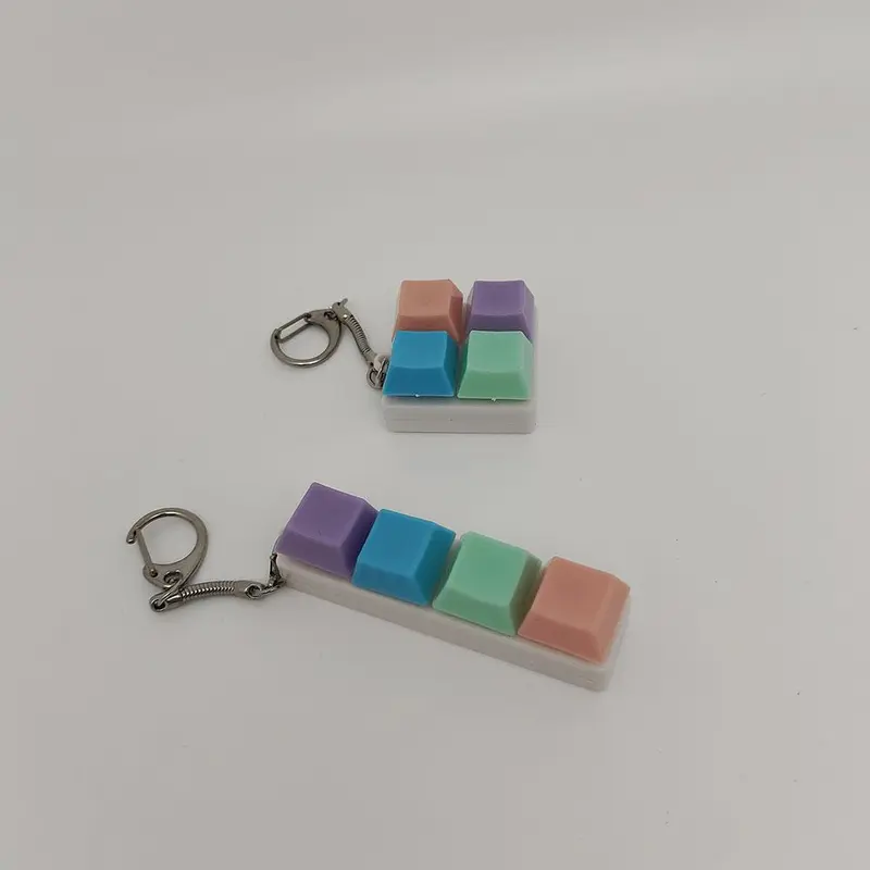Cube Design Phone Chain, 1 Count Cute Keycap Keychain Phone Lanyard, Phone Strap for Women & Girls, Universal Fashion Phone Accessories for Phone Decoration 7